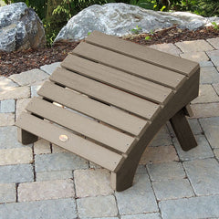 Adirondack Folding Ottoman - Brown