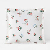 Ditsy Dahlia Classic Cool Cotton Percale Sham - Cream Multi, Euro