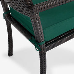 Replacement Boxed Edge Chair Cushion - Direction Linen, 18 in. x 18 in.
