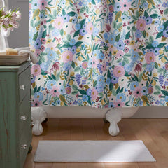 Garden Party Classic Cool Cotton Percale Shower Curtain - Lilac