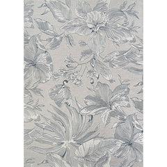 Flora Flat Woven Outdoor Rug - Gray, 2' 3" x 3' 11"