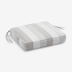 Replacement Boxed Edge Chair Cushion - Direction Linen, 18 in. x 18 in.