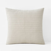 Line Stitch Velvet Quilted Sham - Light Sand, Euro