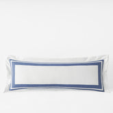 Double Border Premium Smooth Supima® Cotton Wrinkle-Free Sateen Sham - Blue Dusk, Lumbar