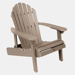 Folding and Reclining Adirondack Chair - Brown