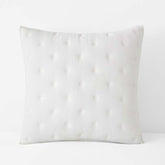 Gauze Deco Quilted Sham - Off White, Euro