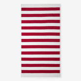 Classic Cabana Stripe Beach Towel - Red