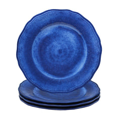 Campania Melamine Dinner Plates, Set of 4 - Blue