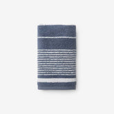 Plush Spa Stripe Hand Towel - Light Indigo