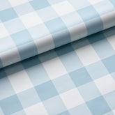 Ditsy Gingham Removable Wallpaper - Blue, Panel