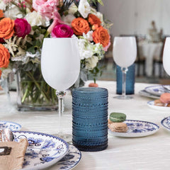Orbetto Outdoor Drinkware, Set of 4 - Blue, Highball