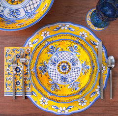 Benidorm Serving Bowl - Yellow