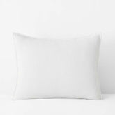 Mini Waffle Sham - White, King