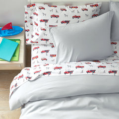 Fireman's Best Friend Classic Cool Organic Cotton Percale Sham - Multi, Standard