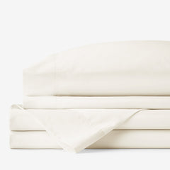 Classic Smooth Rayon Made From Bamboo Sateen Bed Sheet Set - Ivory, Full