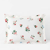 Ditsy Dahlia Classic Cool Cotton Percale Sham - Cream Multi, Standard
