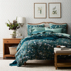 Juniper Forest Classic Smooth Sateen Sham - Navy, King