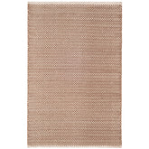 Herringbone Handwoven Cotton Rug - Stone, 2' x 3'