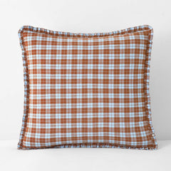 Classic Plaids Yarn-Dyed Cotton Sham - Harbor Plaid, Euro