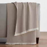 Cadence Solid Throw - Taupe
