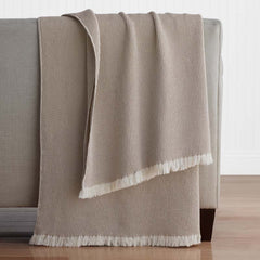 Cadence Solid Throw - Taupe