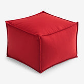 Indoor/Outdoor Pouf - Jockey Red, Medium