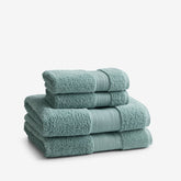 Regal Egyptian Cotton 4-Piece Bath & Hand Towel Set - Spa Green