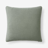 Classic All Season Breathable Cotton Knit Decorative Pillow Cover - Green