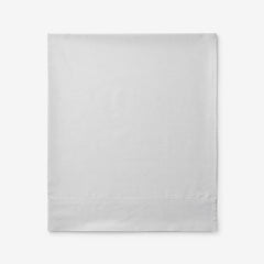 Premium Cool Supima® Cotton Percale Deep Pocket Flat Bed Sheet - Pearl Gray, Queen