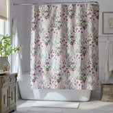 Bloom Meadow Classic Smooth Sateen Shower Curtain - Blush