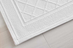 Flatwoven Textured Bath Mat - Diamond, 24 in. x 40 in.