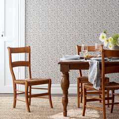 Garden Patch Floral Traditional Wallpaper - Multi, Swatch