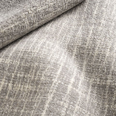 Crosshatch Hand Hooked Wool Rug - Gray, 4' x 6'