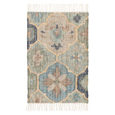 Pali Handwoven Jute Rug - Blue, 2' x 3'