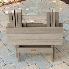 Adirondack Folding Side Table - Brown