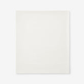 Premium Cool Organic Cotton Percale Flat Bed Sheet - Ivory, King/Cal King