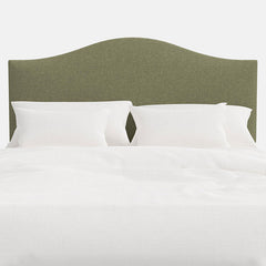 Saddle Textured Linen Headboard - Laurel, Full