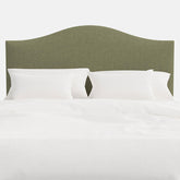 Saddle Textured Linen Headboard - Laurel, Queen