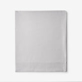 Classic Cool Cotton Percale Flat Bed Sheet - Gray Smoke, Full