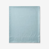 Premium Cool Supima® Cotton Percale Deep Pocket Flat Bed Sheet - Slate Blue, Queen