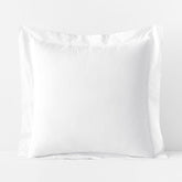 Premium Cool Supima® Cotton Percale Sham - White, Euro