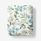 Gardenia Mist Premium Smooth Wrinkle-Free Sateen Fitted Bed Sheet - Cream Multi, Full
