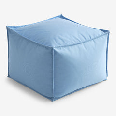 Indoor/Outdoor Pouf - Air Blue, Medium