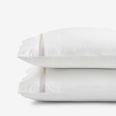 Hewett Luxe Smooth Egyptian Cotton Sateen Pillowcase Set - Taupe, King