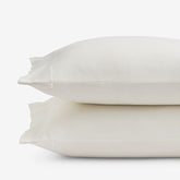 Classic Ultra-Cozy Cotton Velvet Flannel Pillowcase Set - Ivory, Standard