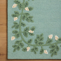 Highgrove Wool Rug - Blue, 7' 9" x 9' 9"