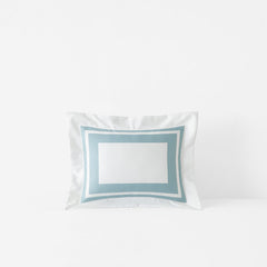 Double Border Premium Smooth Supima® Cotton Wrinkle-Free Sateen Sham - Cloud, Boudoir