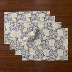 Floral Placemats, Set of 4 - Tapestry Floral
