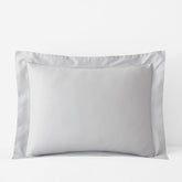 Classic Smooth Sateen Solid Sham - Light Gray, Standard