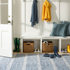 Malta Washable Rug - Blue, 3' x 5'